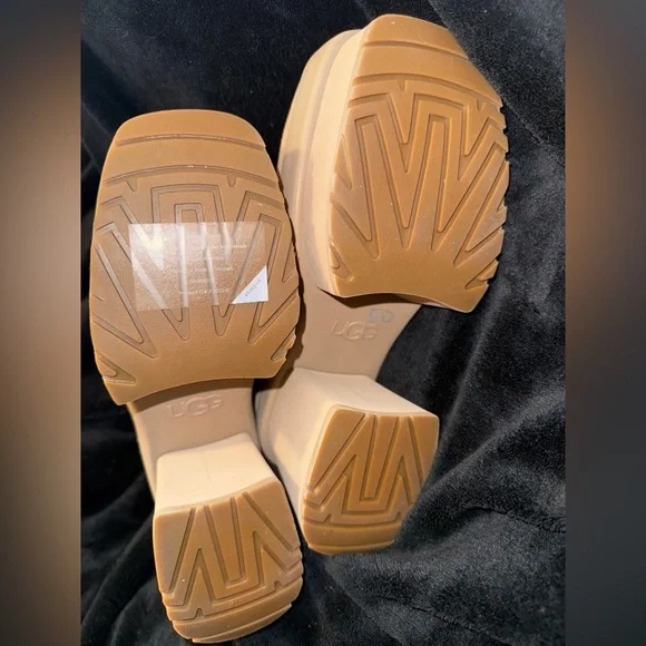 UGG Mini New Heights Platform Boot (Women) Tan Heeled Platform Boots - Picture 10 of 14